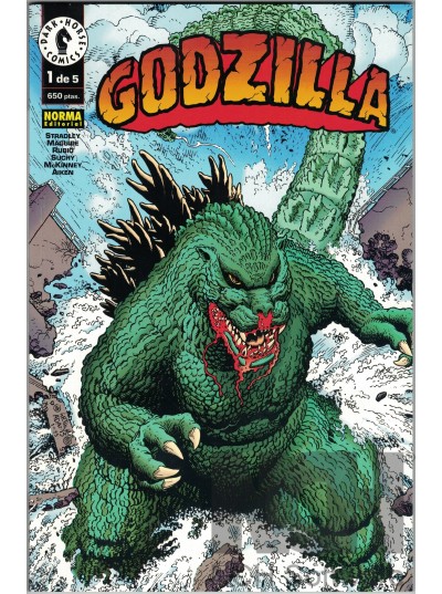 Godzilla pack 5 nºs