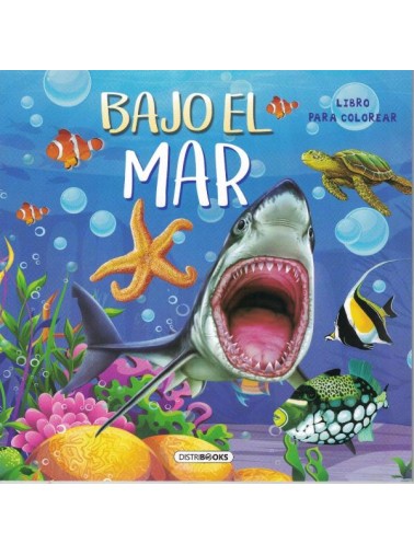 BAJO EL MAR. LIBRO PARA COLOREAR