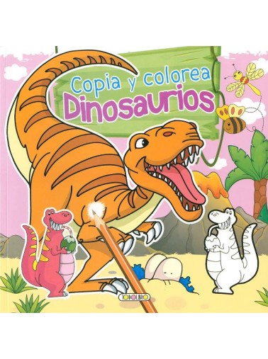 COPIA Y COLOREA DINOSAURIOS 2