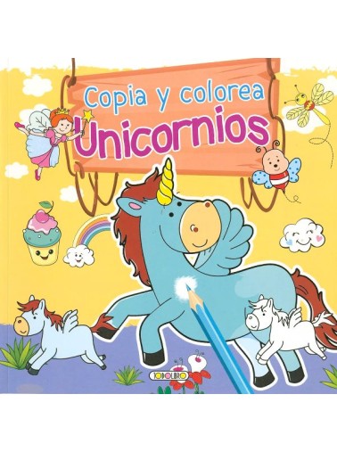 COPIA Y COLOREA UNICORNIOS 1