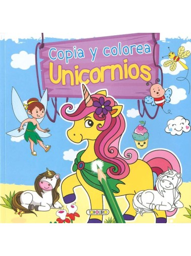 COPIA Y COLOREA UNICORNIOS 2