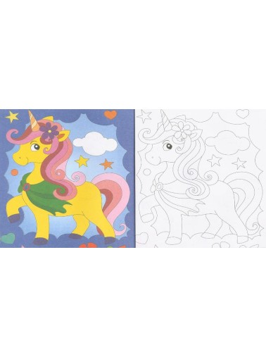 COPIA Y COLOREA UNICORNIOS 2